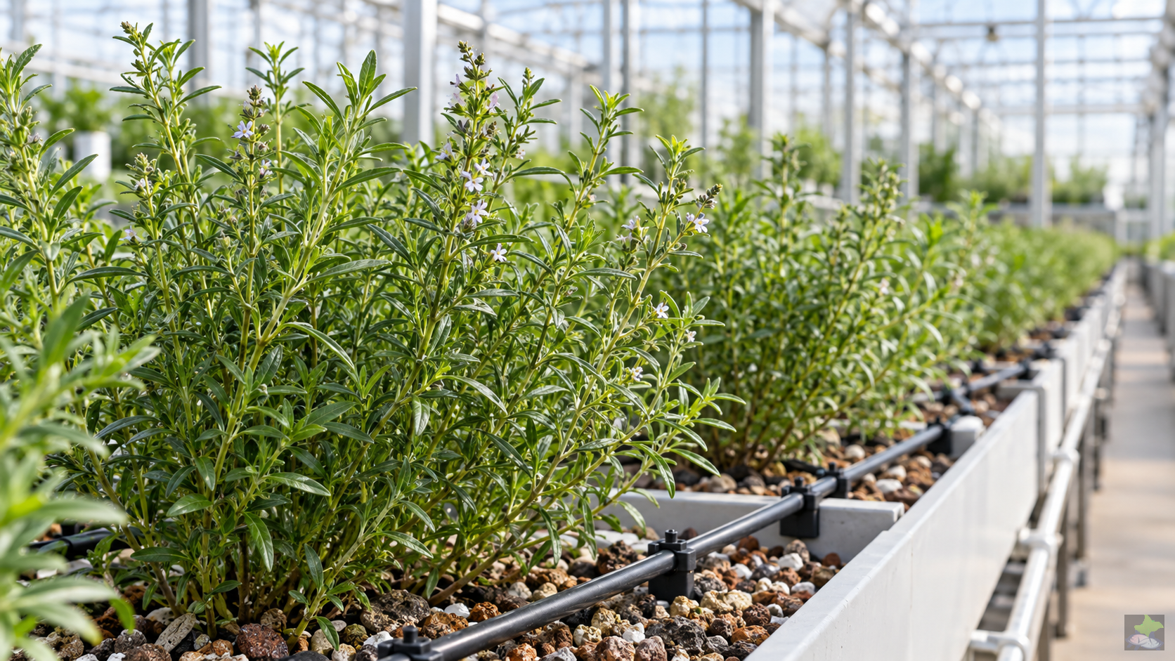 Ajedrea en cultivo hidropónico