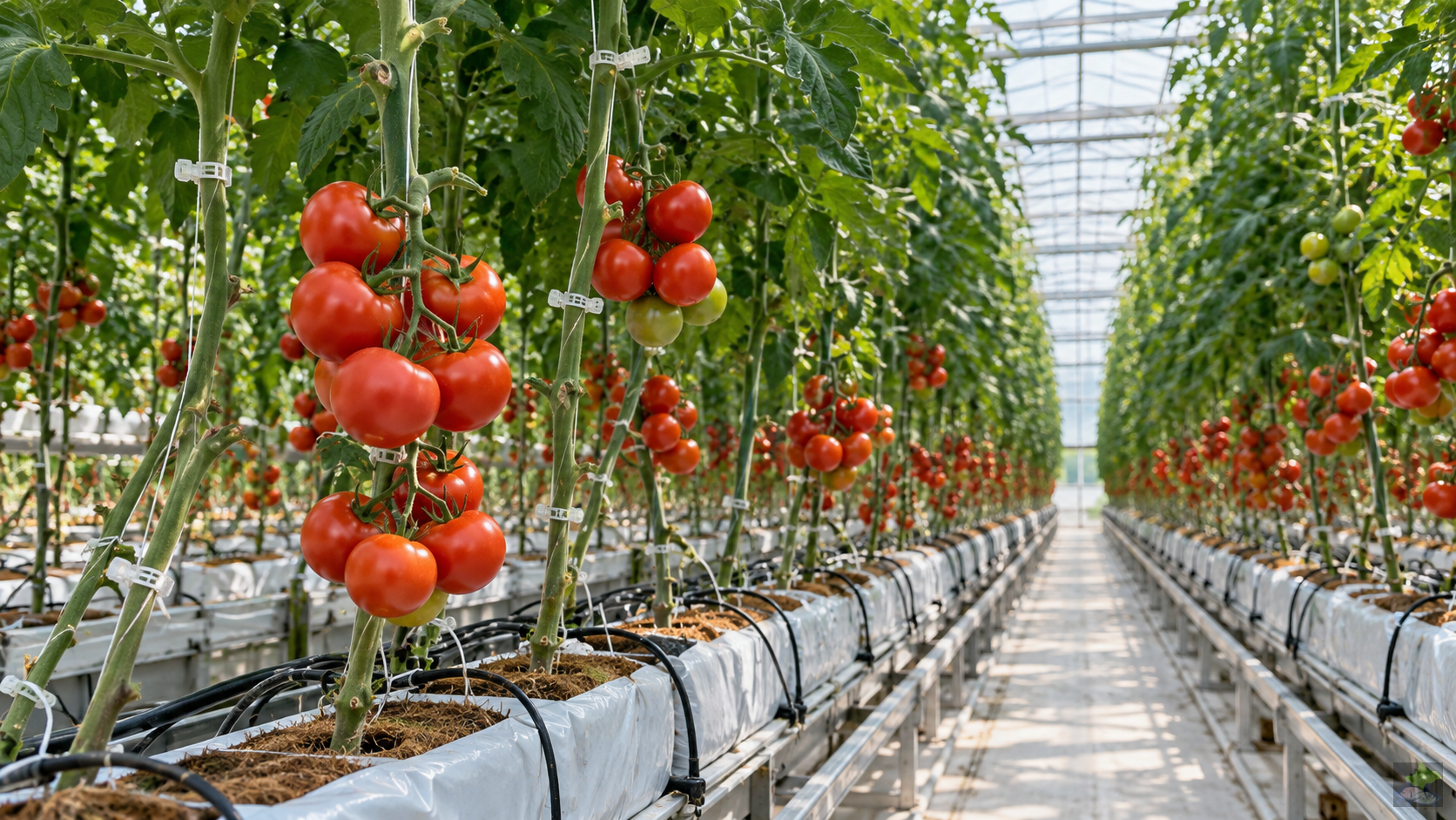 Tomate tipo beefsteak en cultivo hidropónico