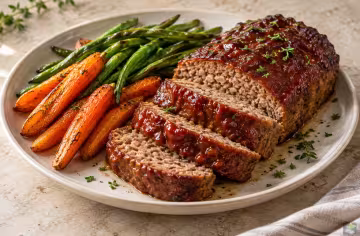 Familien-Rindfleischhackbraten