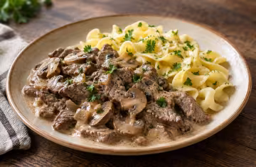 Beef Stroganoff