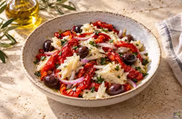 Ensalada de pimientos y bacalao