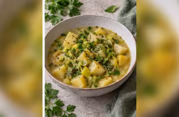 Kartoffel-Lauch-Eintopf mit Petersilie