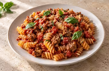 Wurst-Tomaten-Pasta