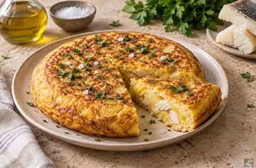 Tortilla de bacalao
